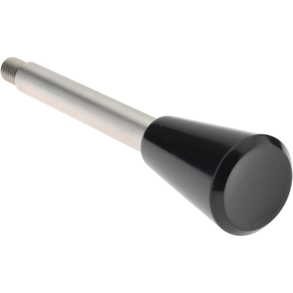 3/8-16 Stem, 1.18" Knob Diam, 3/8" Shaft Diam, Type C Gear Lever with Taper End