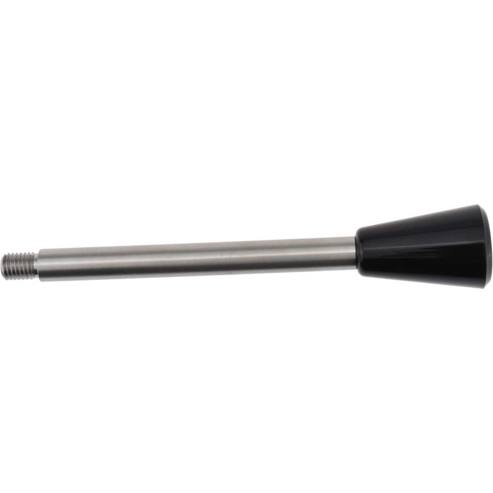 M10x1.5 Stem, 1.18" Knob Diam, 0.47" Shaft Diam, Type C Gear Lever with Taper End