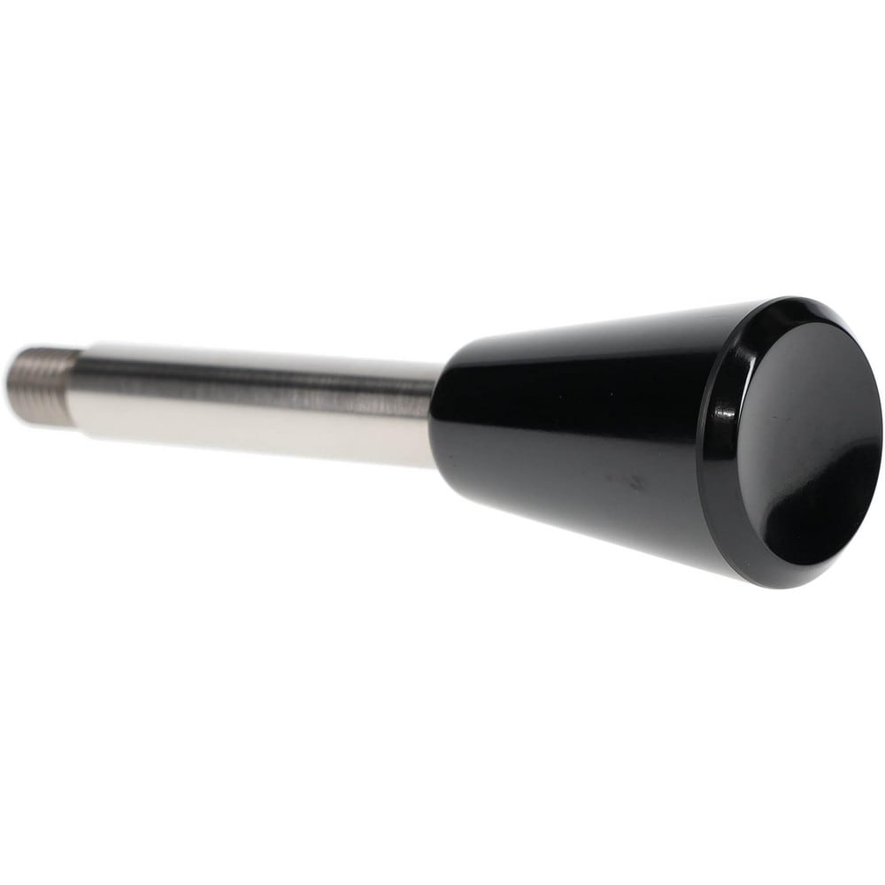 M12x1.75 Stem, 1.38" Knob Diam, 0.47" Shaft Diam, Type C Gear Lever with Taper End
