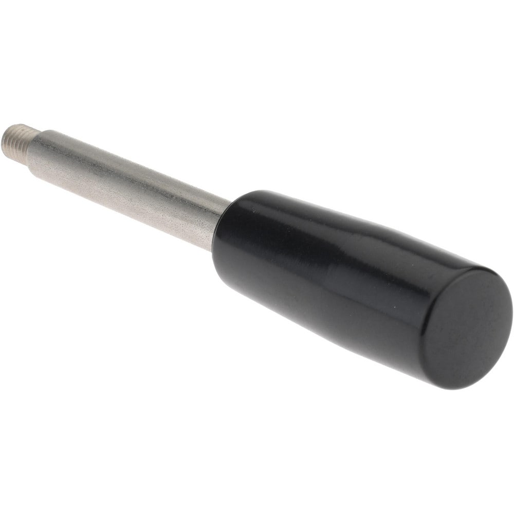M6x1 Stem, 0.71" Knob Diam, 0.32" Shaft Diam, Type E Gear Lever Arm with Cylindrical Knob