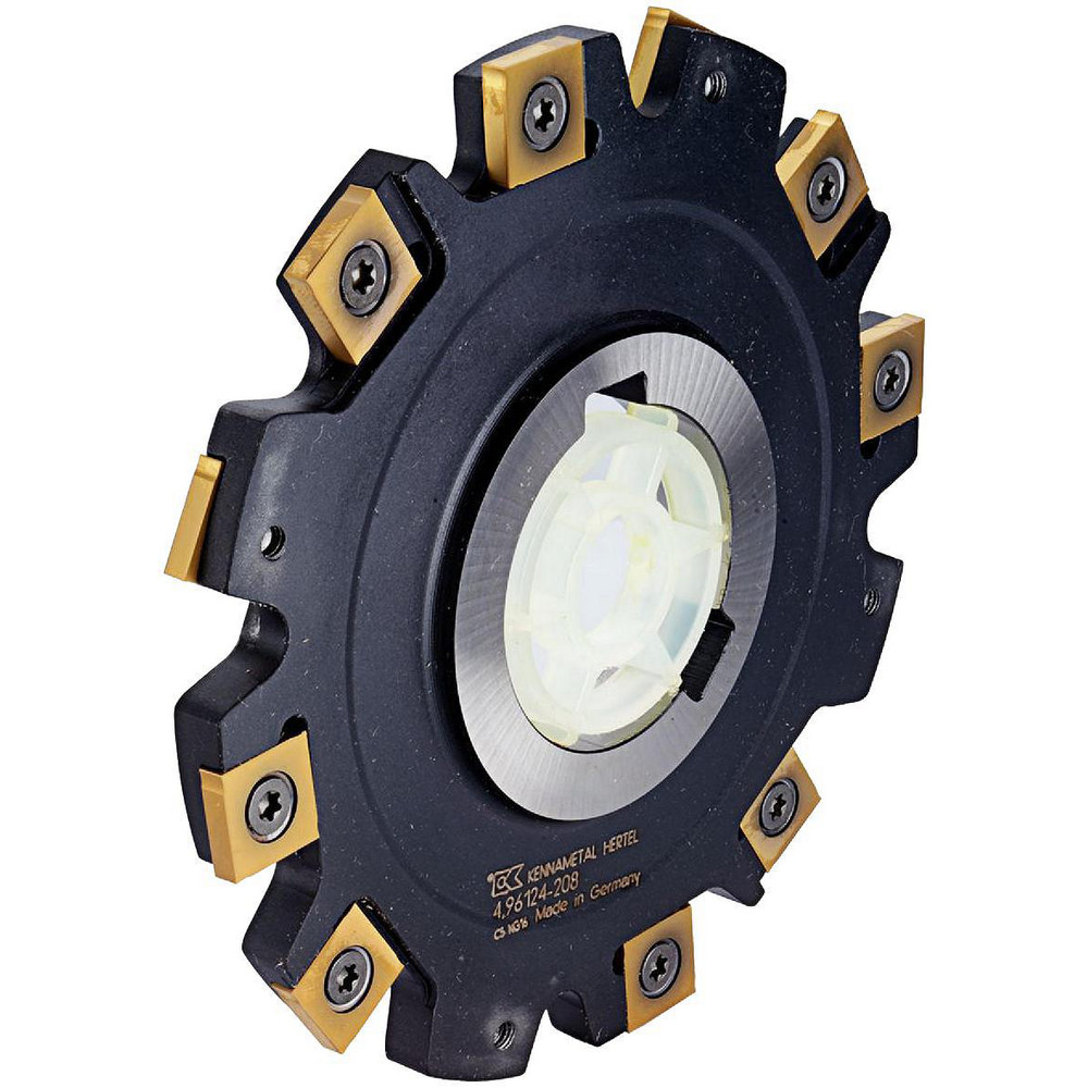 Indexable Slotting Cutter: 0.187" Cutting Width, 3" Cutter Dia, Arbor Hole Connection, 0.62" Max Depth of Cut, 1" Hole