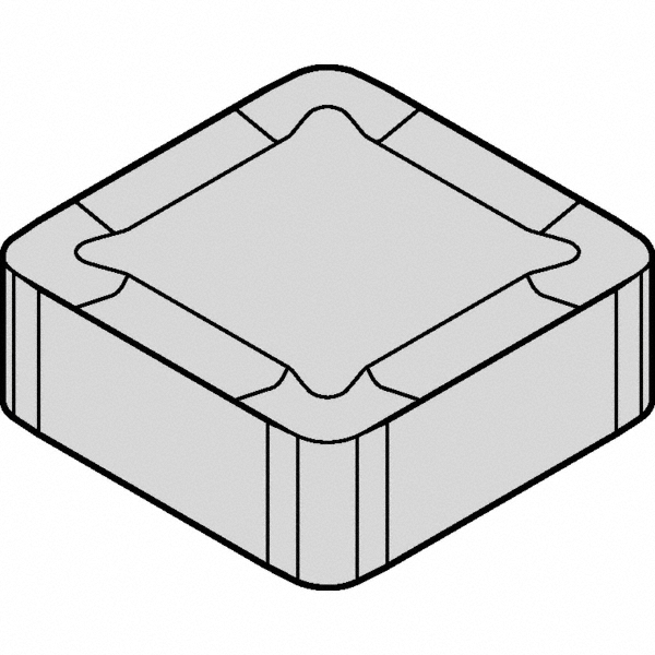 Kennametal Milling Insert: KCK15, Carbide - TiN, TiCN & Al2O3 Finish | 5-Pack | Part #5419993