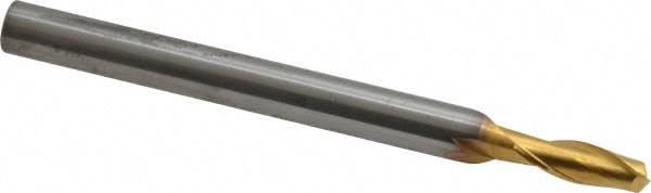 SGS 32281 Square End Mill: 3/16 Dia, 9/16 LOC, 1/4 Shank Dia, 3 OAL, 2 Flutes, Solid Carbide Image