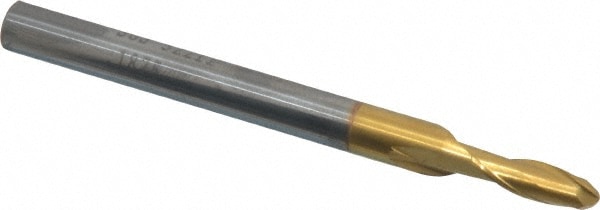 SGS 32211 Ball End Mill: 0.1875" Dia, 0.5625" LOC, 2 Flute, Solid Carbide Image