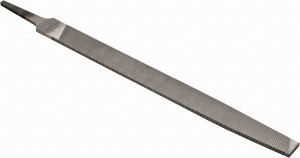 Nicholson Flexible Hand File without Tang 14 Length Curved Cut Rectangular American Pattern