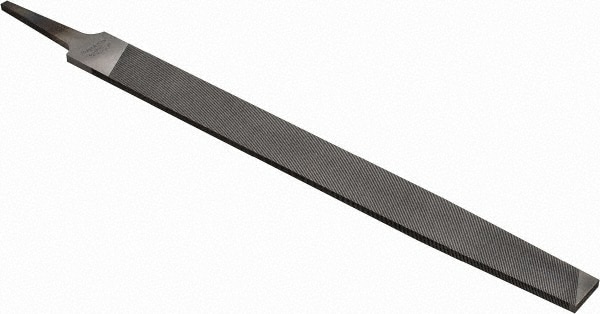 Nicholson 12/" Bastard Cut American Pattern Flat File Double Cut 1-5//32/" Diam...
