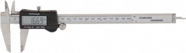 Electronic Caliper: 0 to 8", 0.0005" Resolution