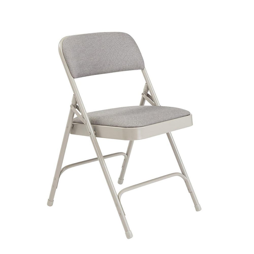 NATIONAL PUBLIC SEATING 2202 Pack of (4) 18-3/4" Wide x 20-1/4" Deep x 29-1/2" High, Fabric Folding Chair with Fabric Padded Seats 
