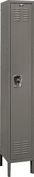 HALLOWELL URB1258-1A-HG 1-Wide Locker: Image