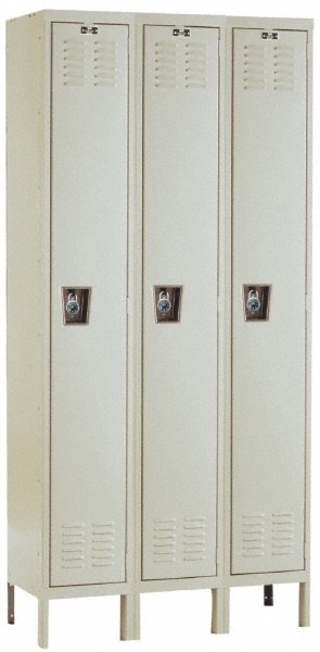 HALLOWELL URB3288-1A-PT 3-Wide Locker: Image