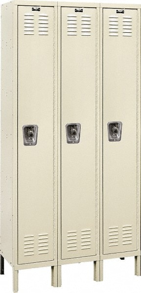 HALLOWELL URB3258-1A-PT 3-Wide Locker: Image