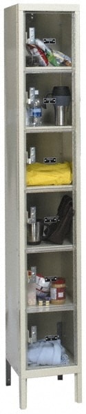 HALLOWELL USVP1288-6PT 1-Wide Locker: Padlock Image