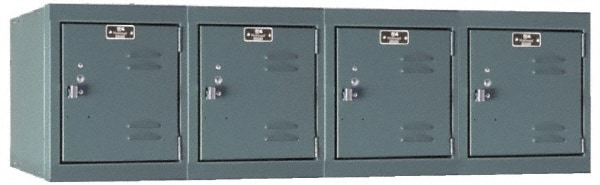 HALLOWELL U1482-4WM-HG 1-Wide Locker: Padlock Image