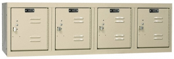 HALLOWELL U1482-4WM-PT 1-Wide Locker: Image