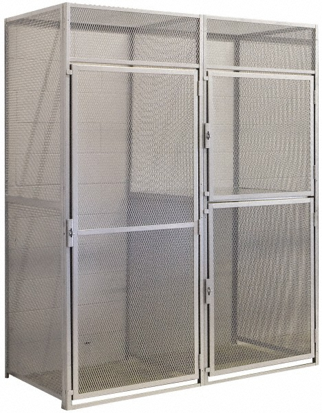 Hallowell 1 Door, 1 Tier, Bulk Storage Lockers - 36" Wide x 48" Deep x 90" High, Gray | Part #BSL364890R1S-SS