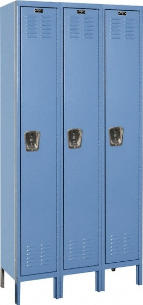 HALLOWELL U3258-1A-MB 3-Wide Locker: 