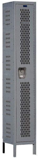 HALLOWELL U1288-1HDV-HG 1-Wide Locker: 