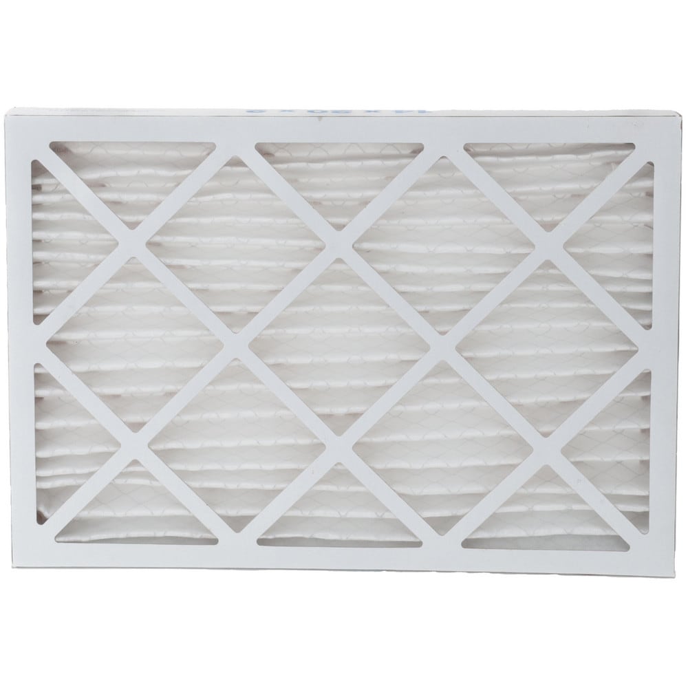 Pleated Air Filter: 14 x 20 x 2", MERV 10, 55% Efficiency, Wire-Backed Pleated