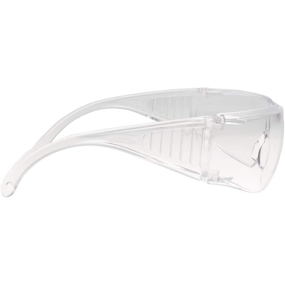 Safety Glass: Scratch-Resistant, Polycarbonate, Clear Lenses, Frameless