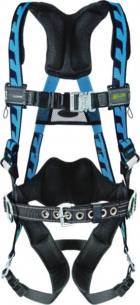 Fall Protection Harnesses: 400 Lb, AirCore Construction Style, Size Small & Medium, Polyester