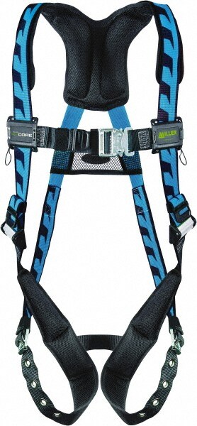 Fall Protection Harnesses: 400 Lb, AirCore Single D-ring Style, Size Universal, Polyester