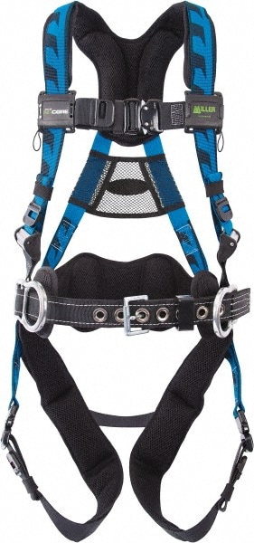 Fall Protection Harnesses: 400 Lb, AirCore Construction Style, Size 2X-Large & 3X-Large, Polyester