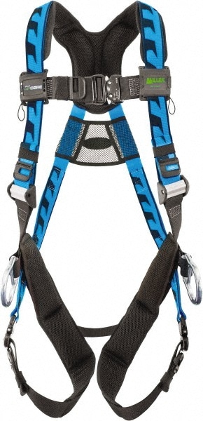 Fall Protection Harnesses: 400 Lb, AirCore Back and Side D-rings Style, Size 2X-Large & 3X-Large, Polyester