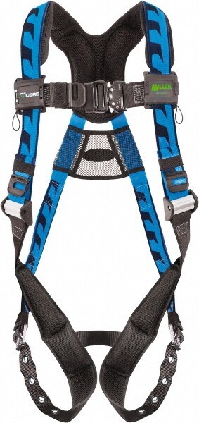 Fall Protection Harnesses: 400 Lb, AirCore Single D-ring Style, Size Universal, Polyester