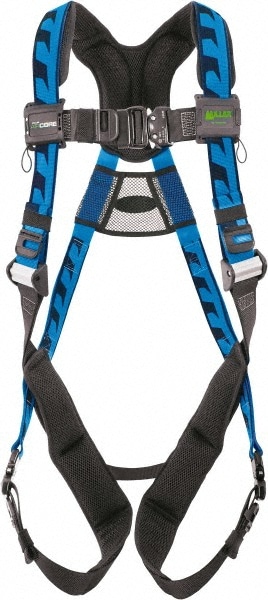 Fall Protection Harnesses: 400 Lb, AirCore Single D-ring Style, Size 2X-Large & 3X-Large, Polyester