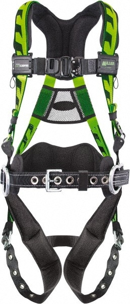 Fall Protection Harnesses: 400 Lb, AirCore Construction Style, Size Small & Medium, Polyester