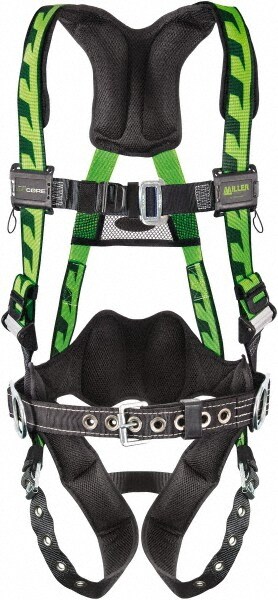 Fall Protection Harnesses: 400 Lb, AirCore Construction Style, Size 2X-Large & 3X-Large, Polyester