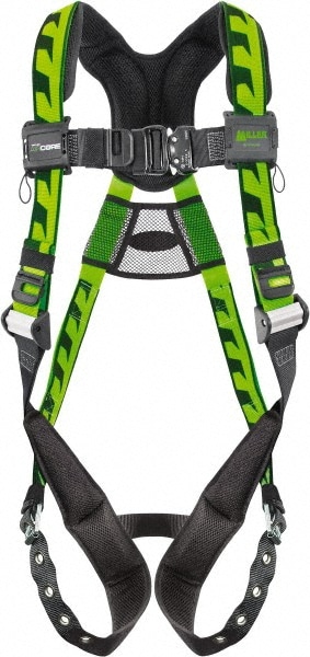 Miller ACA-TB/UGN Fall Protection Harnesses: 400 Lb, AirCore Single D-ring Style, Size Universal, Polyester Image