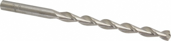 Chicago-Latrobe Jobber Length Drill Bit: #1 (0.2280) Dia, 135 deg, HSS - Bright/Uncoated Finish, 3-7/8" OAL, Right Hand Cut, Parabolic Flute