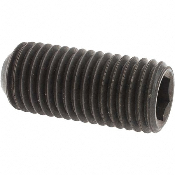 Set Screw: 7/8-9 x 2", Cup Point, Alloy Steel