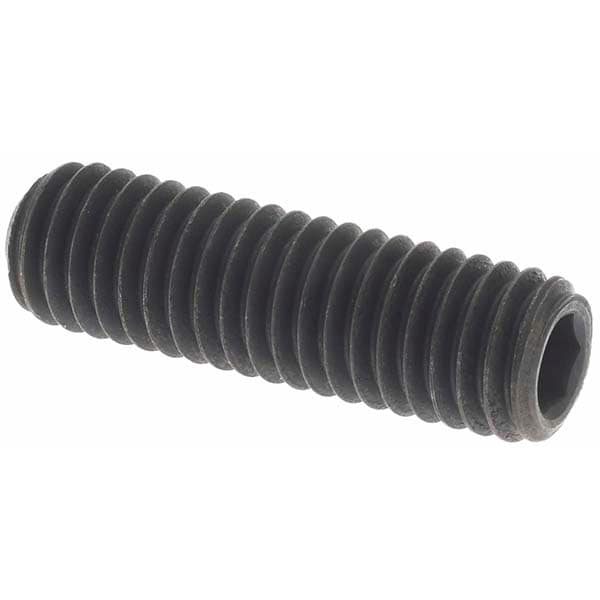 Set Screw: 7/16-14 x 1-1/2", Cup Point, Alloy Steel, Grade 8