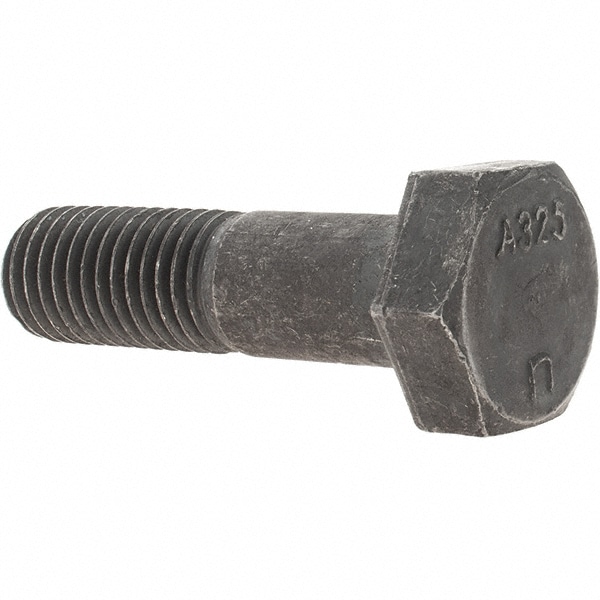 Hex Head Bolt: 3/4-10, 2-3/4" Length Under Head, Steel, Grade A325
