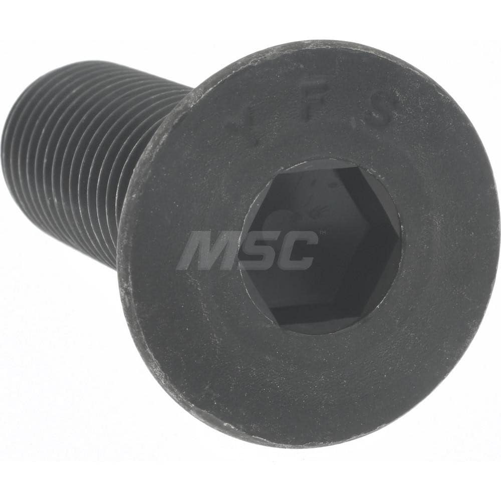 Value Collection Flat Socket Cap Screw 34 10 X 2 12 Alloy Steel Black Oxide Finish Msc 