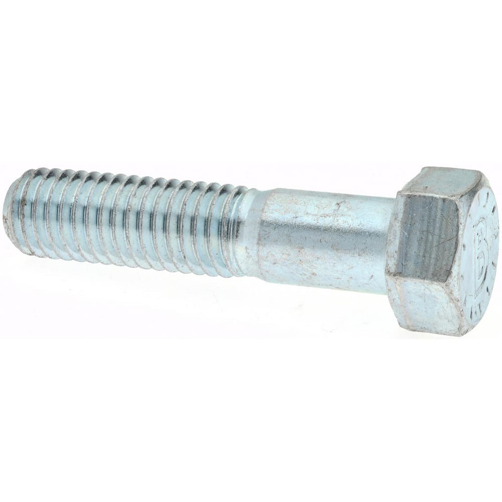 Bowmalloy 36102 Hex Head Cap Screw: 1/2-13 x 3/4", Grade 9 Alloy Steel, Zinc-Plated Clear Chromate 