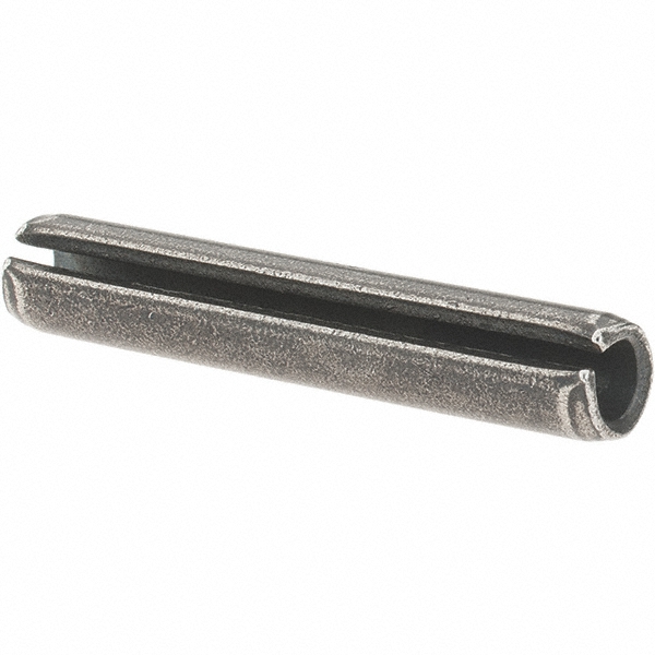 Slotted Spring Pin: 1-1/4" Long, 1070-1090 Alloy Steel