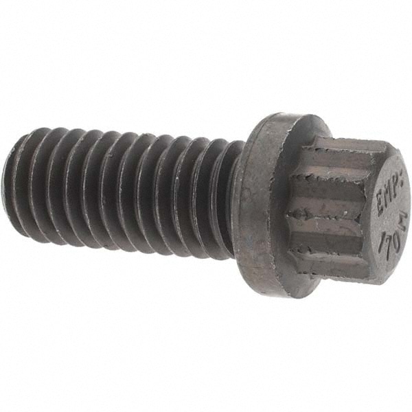 Flange Bolt: 7/16-14 UNC, 1" Length Under Head