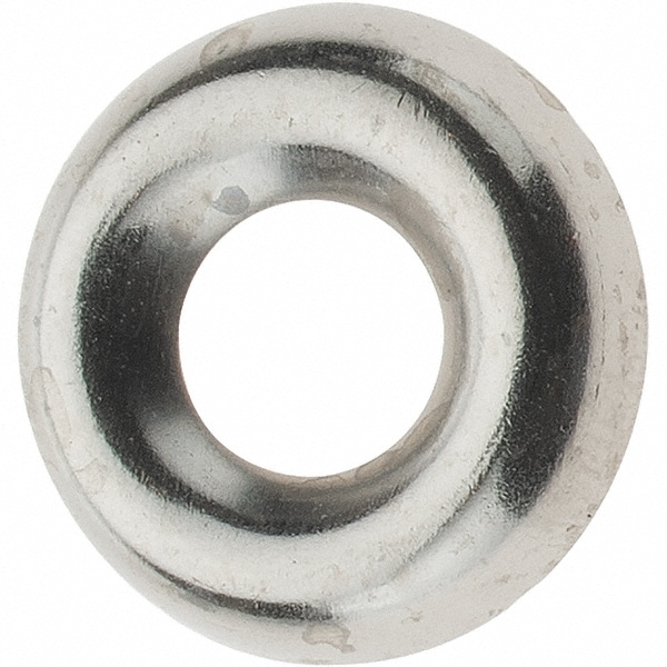 5/64" Thick, Nickel-Plated Finish, Brass, Standard Countersunk Washer