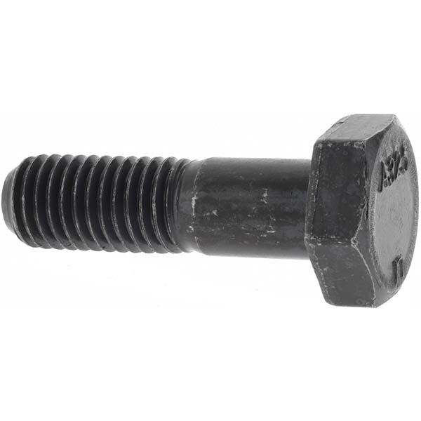 Hex Head Bolt: 5/8-11, 2-1/4" Length Under Head, Steel, Grade A325