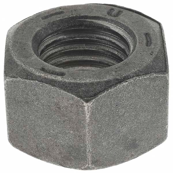 Hex Nut: 7/8-9, Grade C Steel, Uncoated