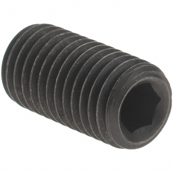 Set Screw: 5/16-24 x 5/8", Cup Point, Alloy Steel, Grade 8