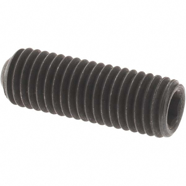 Set Screw: 1/4-28 x 3/4", Cup Point, Alloy Steel, Grade 8