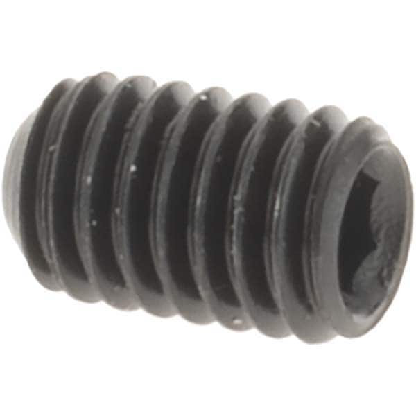 Set Screw: #8-36 x 1/4", Cup Point, Alloy Steel, Grade 8