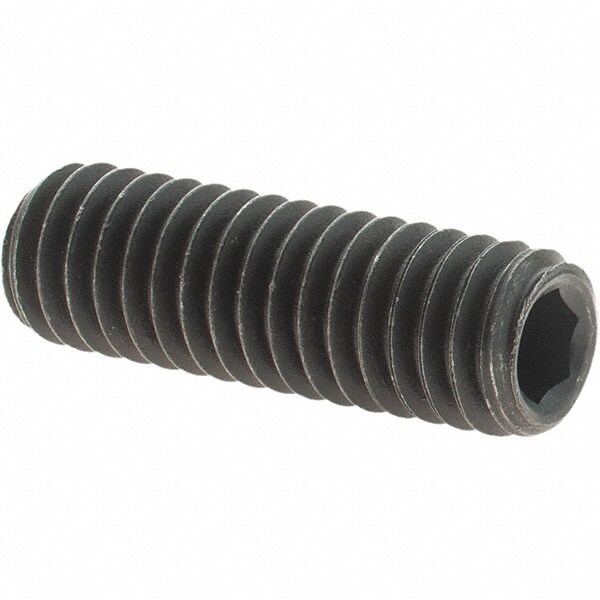 Set Screw: 5/16-18 x 1", Cup Point, Alloy Steel, Grade 8