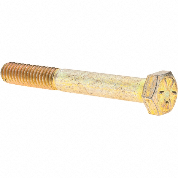 thumbnail image 2 of 200pcs 5/16-18 X 1-1/2 Grade 8 Hex Bolts – Yellow Zinc Cap Screws – Lexar Industrial 2 of 4