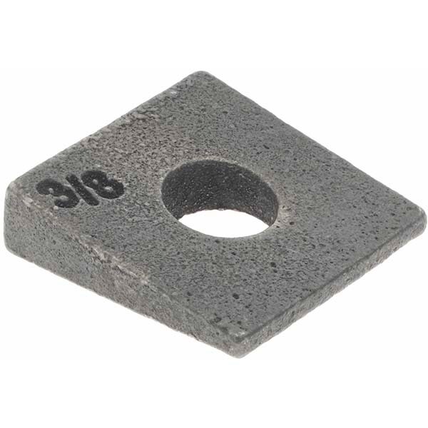 Beveled Square Washers; Material: Iron