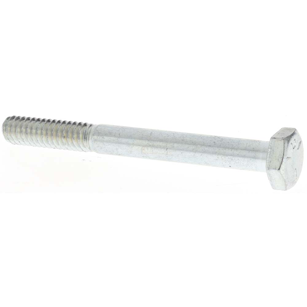 1/4 20 Bolt Made In USA - Hex Head Cap Screw: 1/4-20, 2" Length Under Head, Grade 5 Steel, Zinc Finish 1.5 Inch Socket - Foto 2